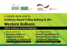 The month of April is dedicated to: Evidence-Based Policy Making in the Western Balkans